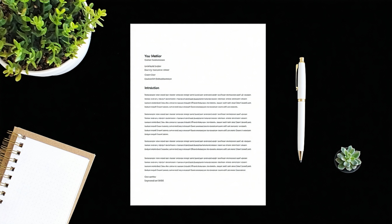 simple cover letter template