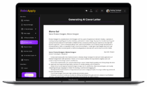 Creating a cover letter using AI