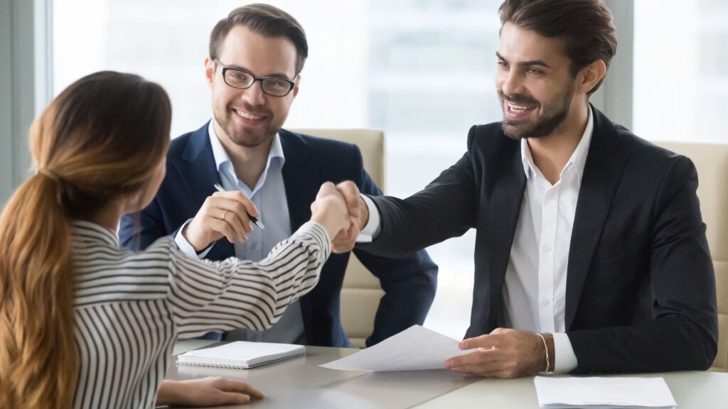 Being hired after discussing the letter of introduction