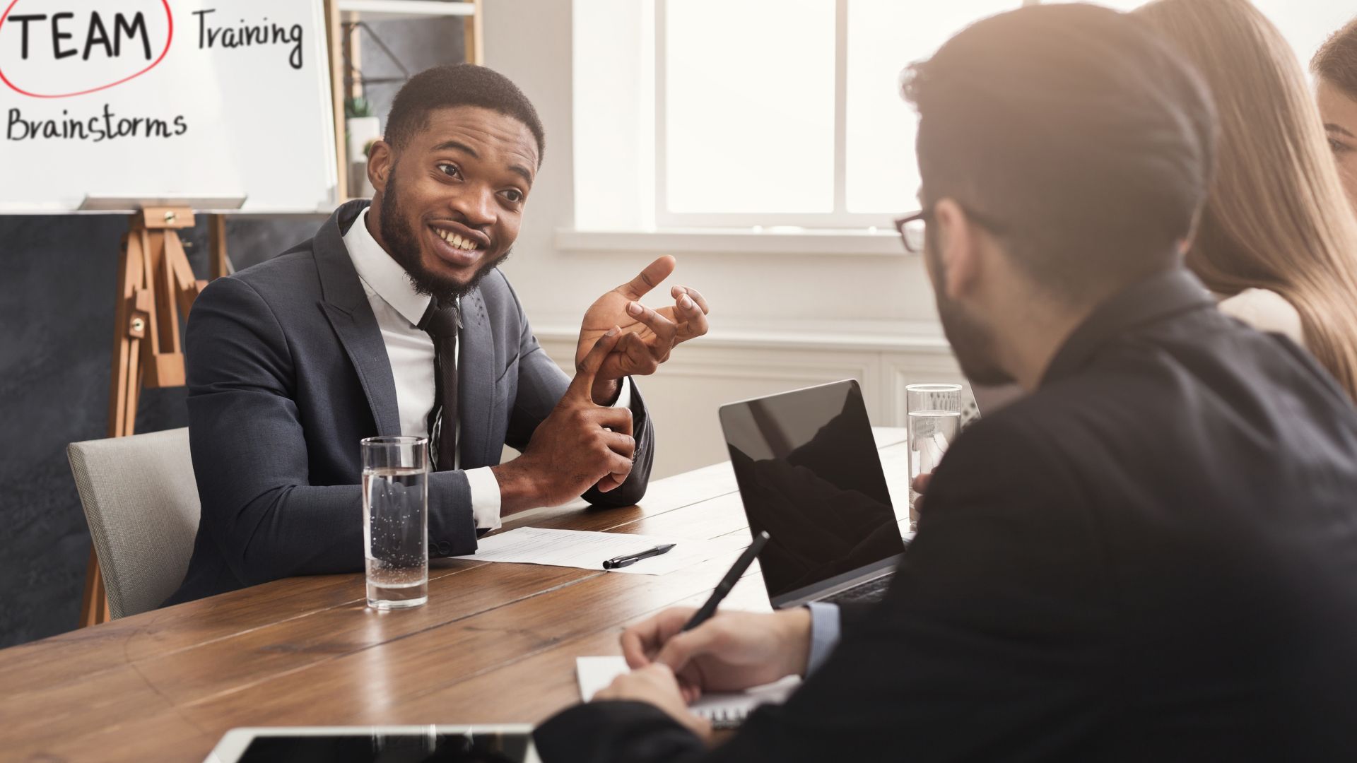 Interviewing job seekers