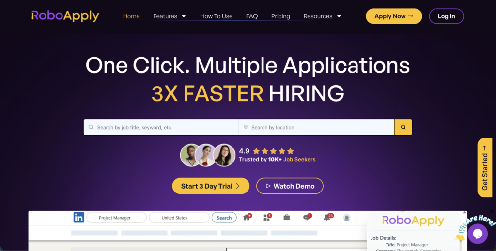 RoboApply Tailored Apply